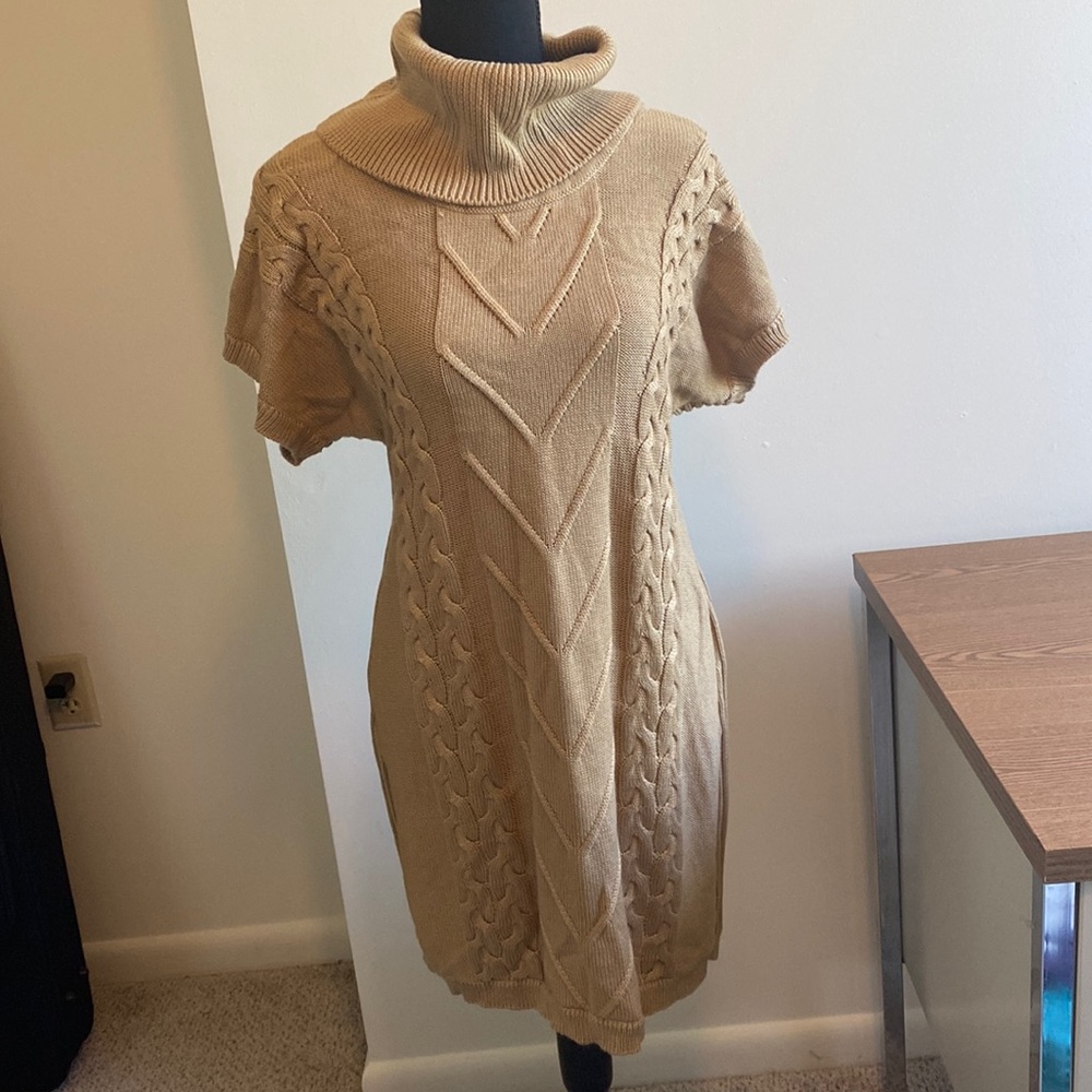 Calvin Klein turtleneck sweater dress